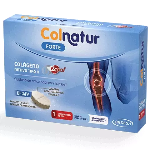 Colnatur Forte Colágeno Nativo 30 Comprimidos Bicapa - Farmaten